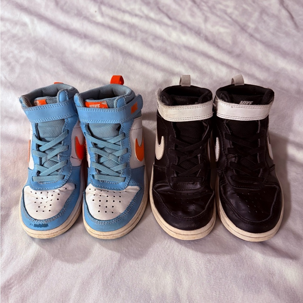 Nike Court Borough Mid 2 Sneakers - Boys size 12 - 2 pairs